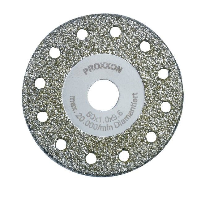 Proxxon Micromot Doorslijp- en profileerschijf met diamant erop 50 x 2,1 x 10 mm voor LHW + LHW/A
