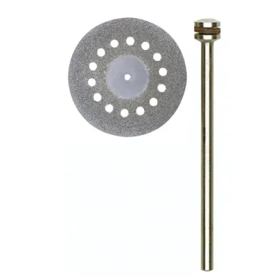 Proxxon Micromot Diamant doorslijpschijf ø 38 mm - met koelgaten + houder