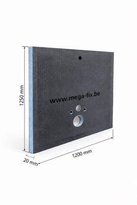 Mega-Fix Prefab Bouwplaat voor Hangtoilet