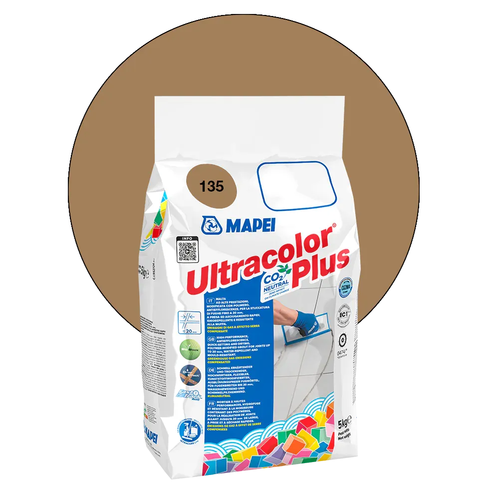 Mapei Ultracolor Plus - 135 Goudstof, 5 kg