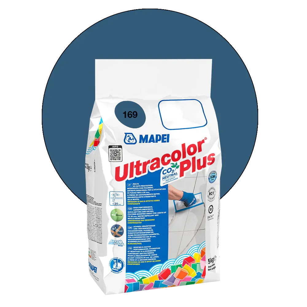 Mapei Ultracolor Plus - 169 Staal Blauw, 5 kg