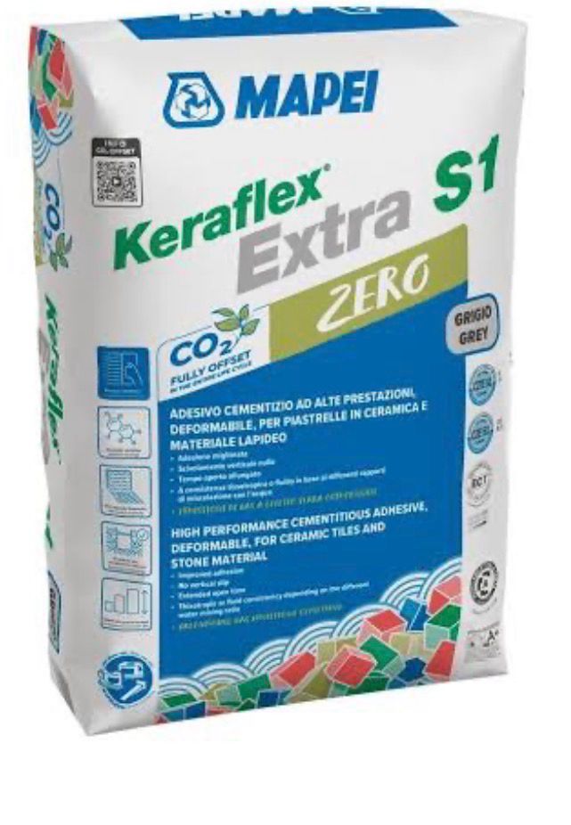 Mapei keraflex extra S1 flex zero ld Grijs 20kg