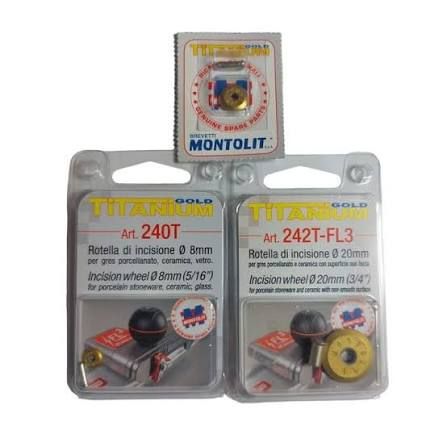 Montolit Set snijwieltjes Flash line 3