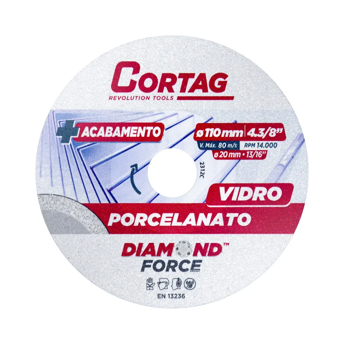Cortag Vidro diamantschijf 125mm