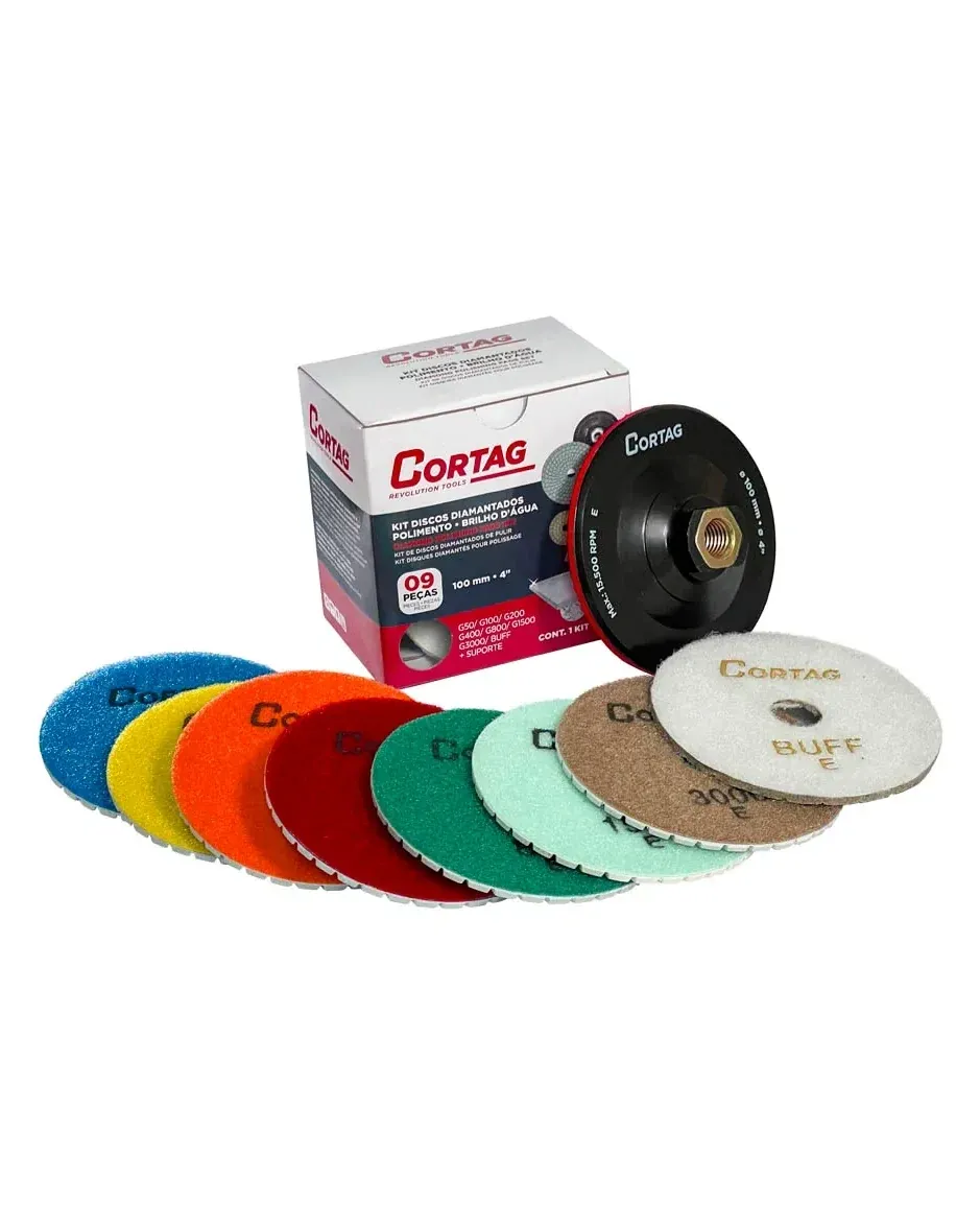 Cortag Polijstpad Diamant Set