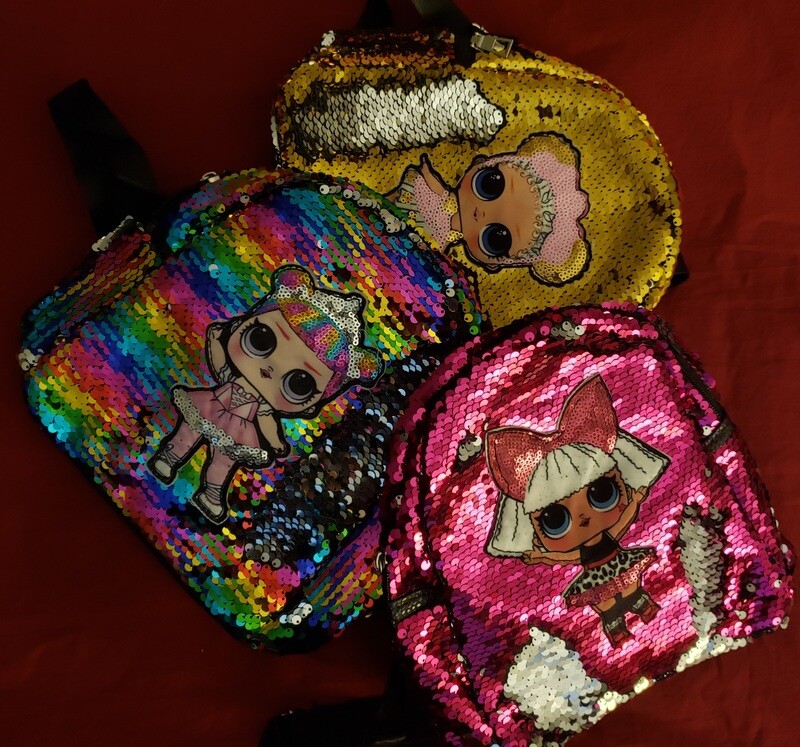 L.O.L. Surprise Flip-Sequin Backpack Purse L.O.L. Surprise Flip-Sequin Backpack Purse