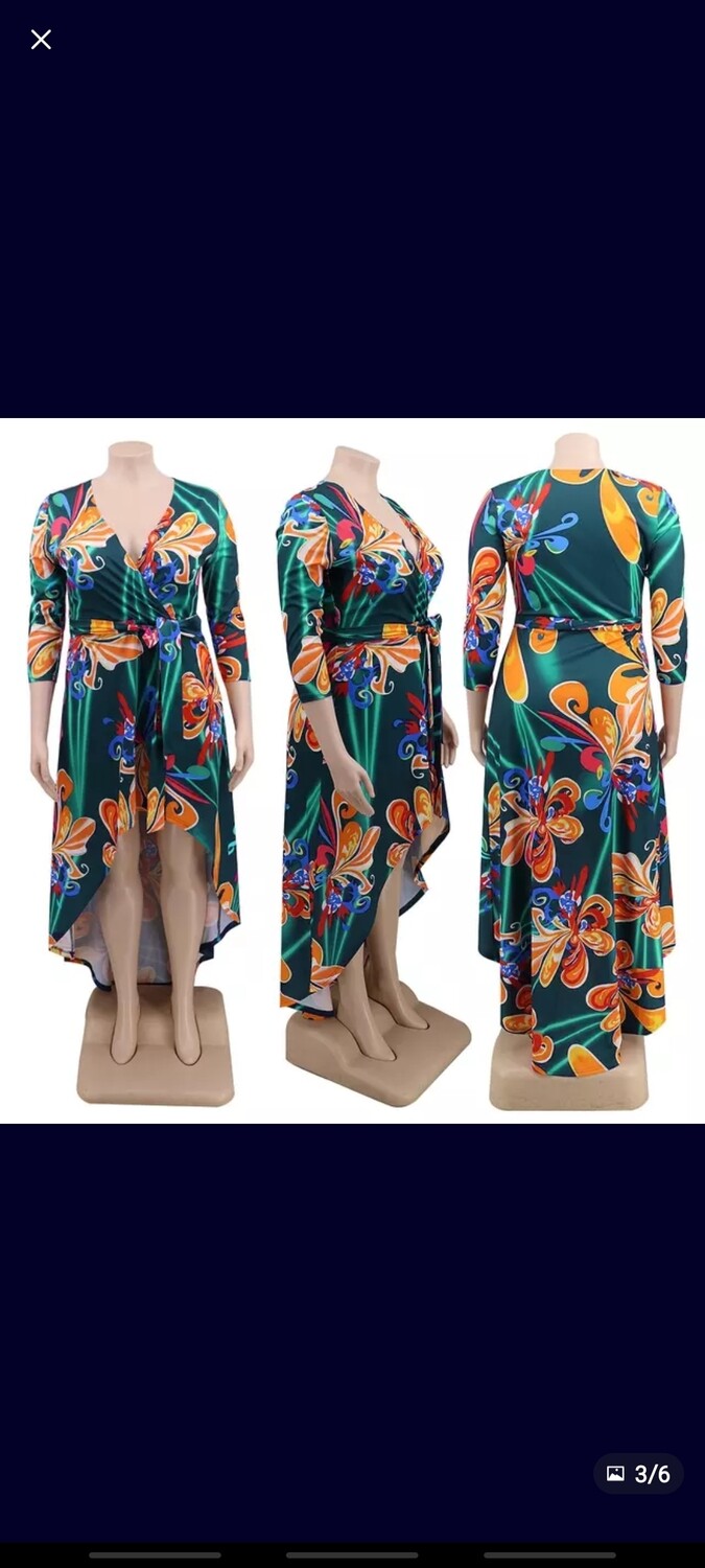Flower Print Dress