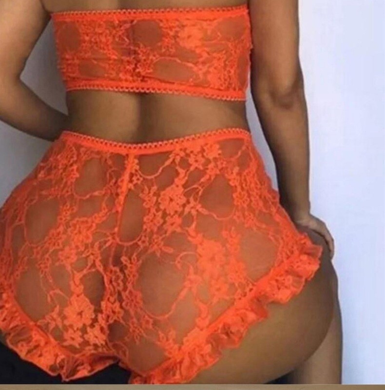 Lace 2 piece lingerie set