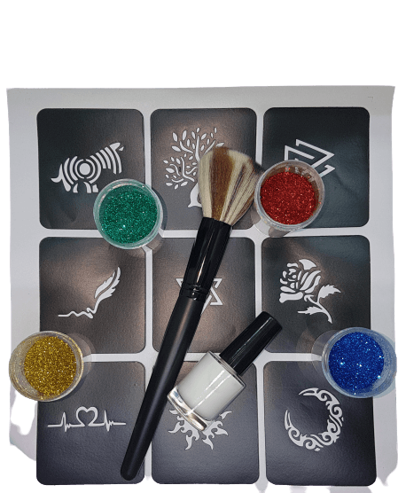 Glittertattoo extra uur