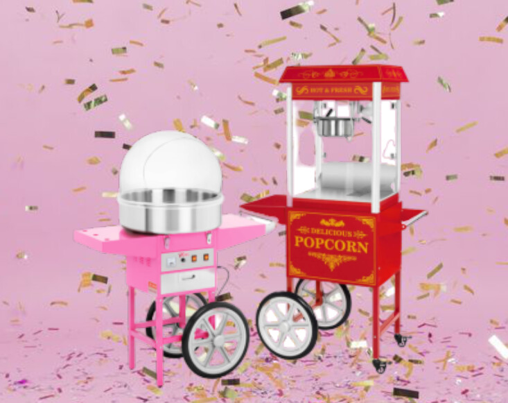 4 uur onbeperkt Popcorn en Suikerspin