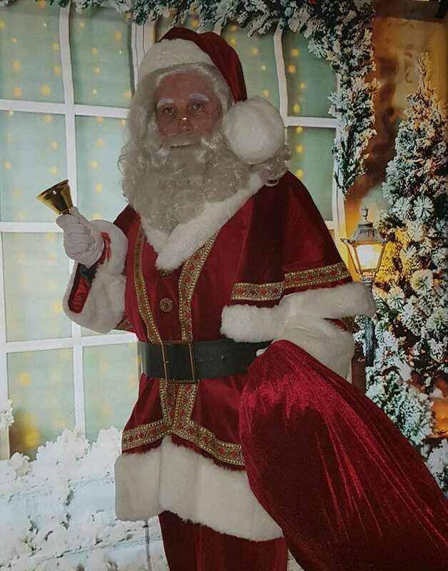 Kerstman uur op bezoek