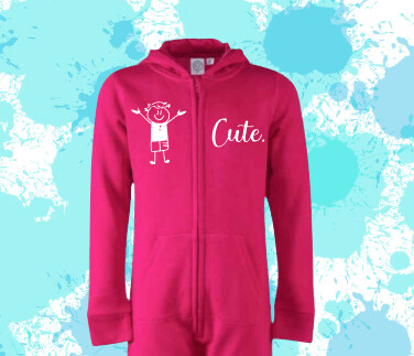 Cute Mini Kids All In One fuchsia