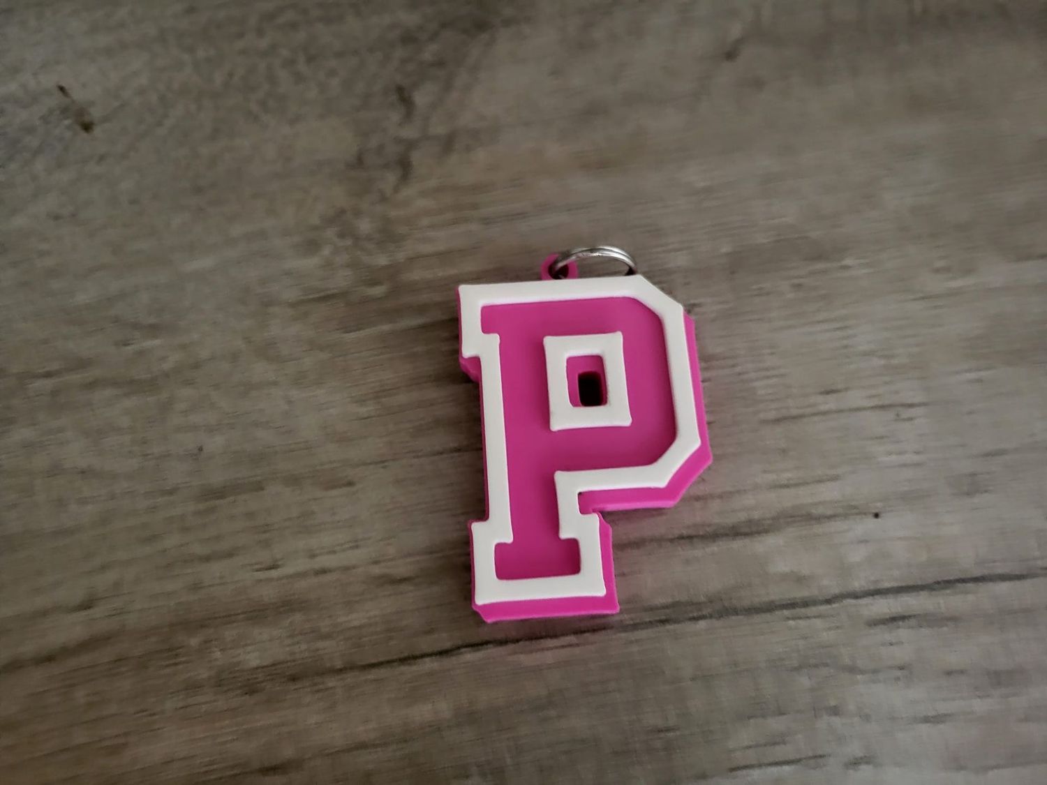 Letter sleutelhanger