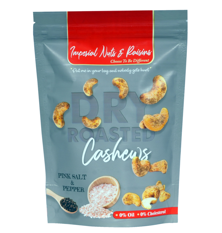 Pink Salt &amp; Pepper Cashew Nuts 80Gms