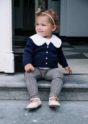 Knitted Cardigan Navy