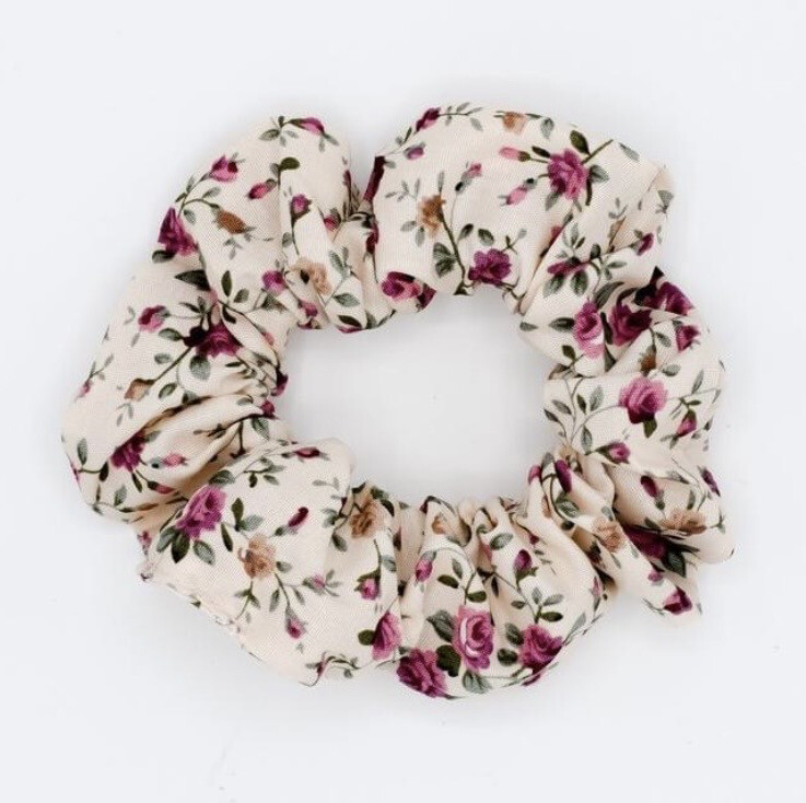 Scrunchie bloemenprint