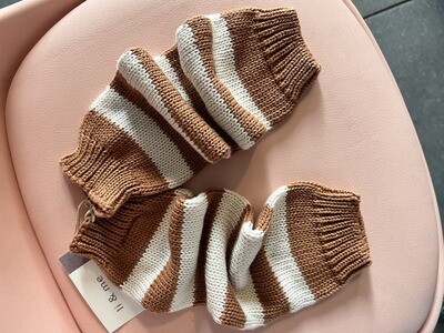 Taylor Beenwarmers Li &amp; Me - crème &amp; roest