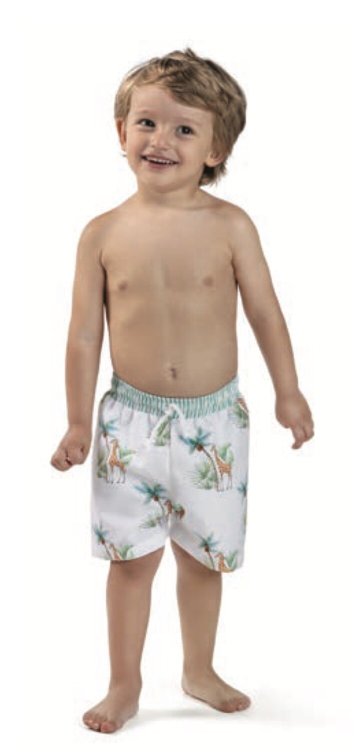 Boys Zwemshort Meia Pata - Girafe