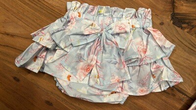 Bloomer Imke Cordel - Blauw Pastel Bloemenmotief