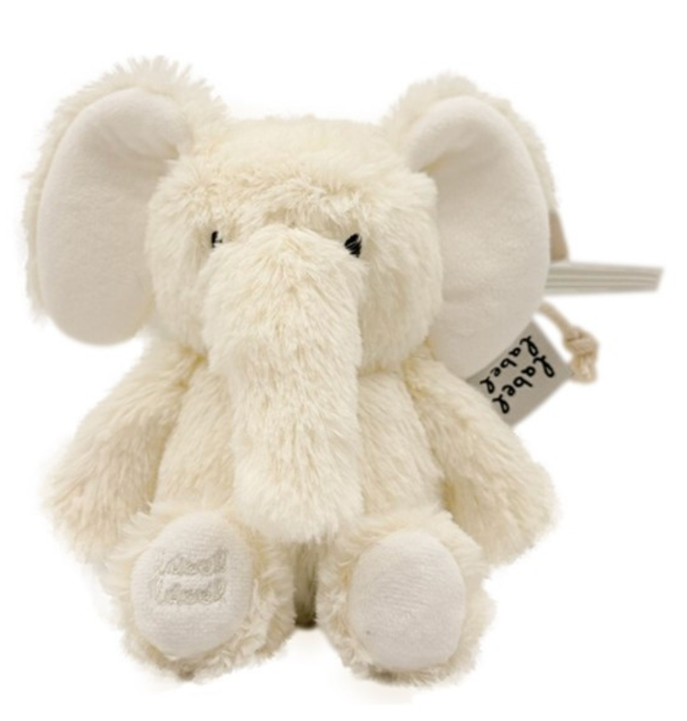 Knuffel &#39;Elly de olifant&#39; - S 15 cm- Label Label - Beige