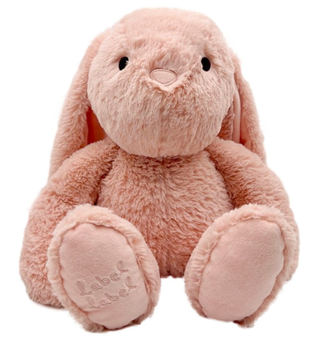 Knuffel ‘Rosa het konijn’ - L 34 cm - Label Label - Roze