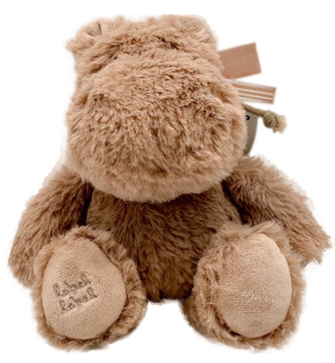 Knuffel ‘Harvey het nijlpaard’ - S 15 cm - Label Label - Nougat