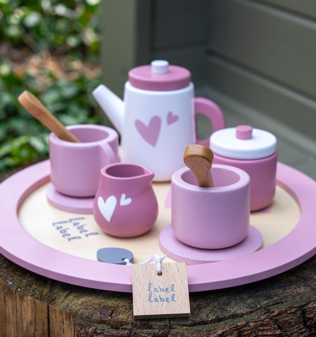 Tea set - Label Label - Roze