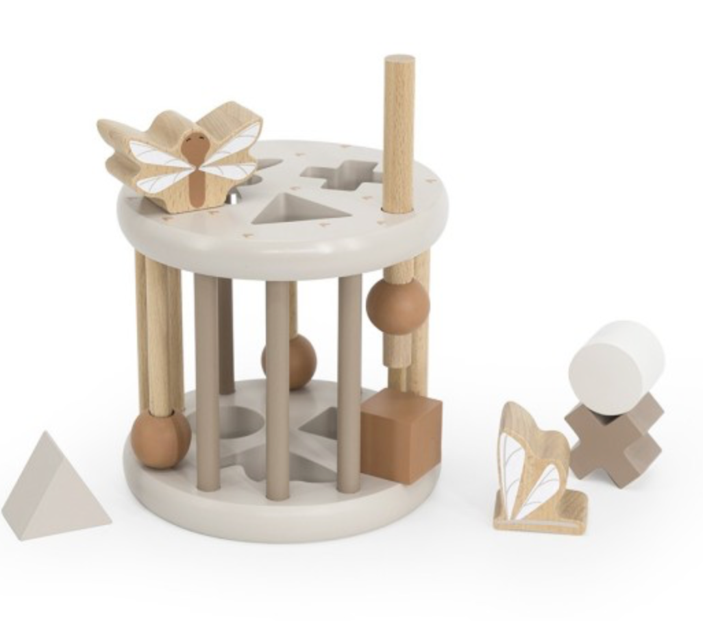 Shape sorting wheel - Label Label - Nougat