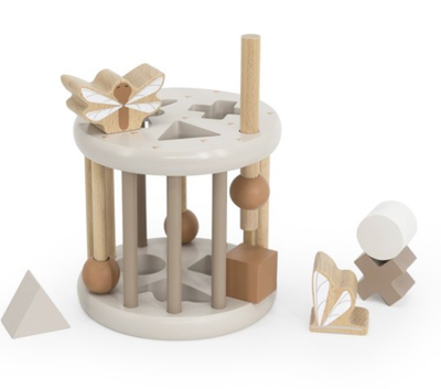 Shape sorting wheel - Label Label - Nougat