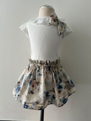 Rokje Manon - bloemmotief - Couture M