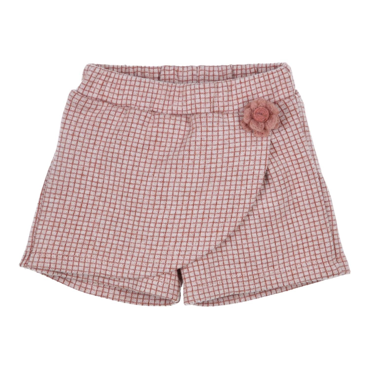 Shorts Hisa - oudroze geruit - Gymp