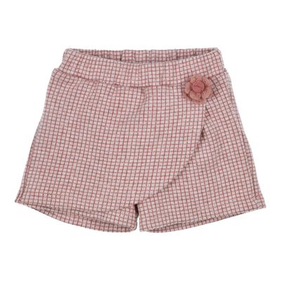 Shorts Hisa - oudroze geruit - Gymp