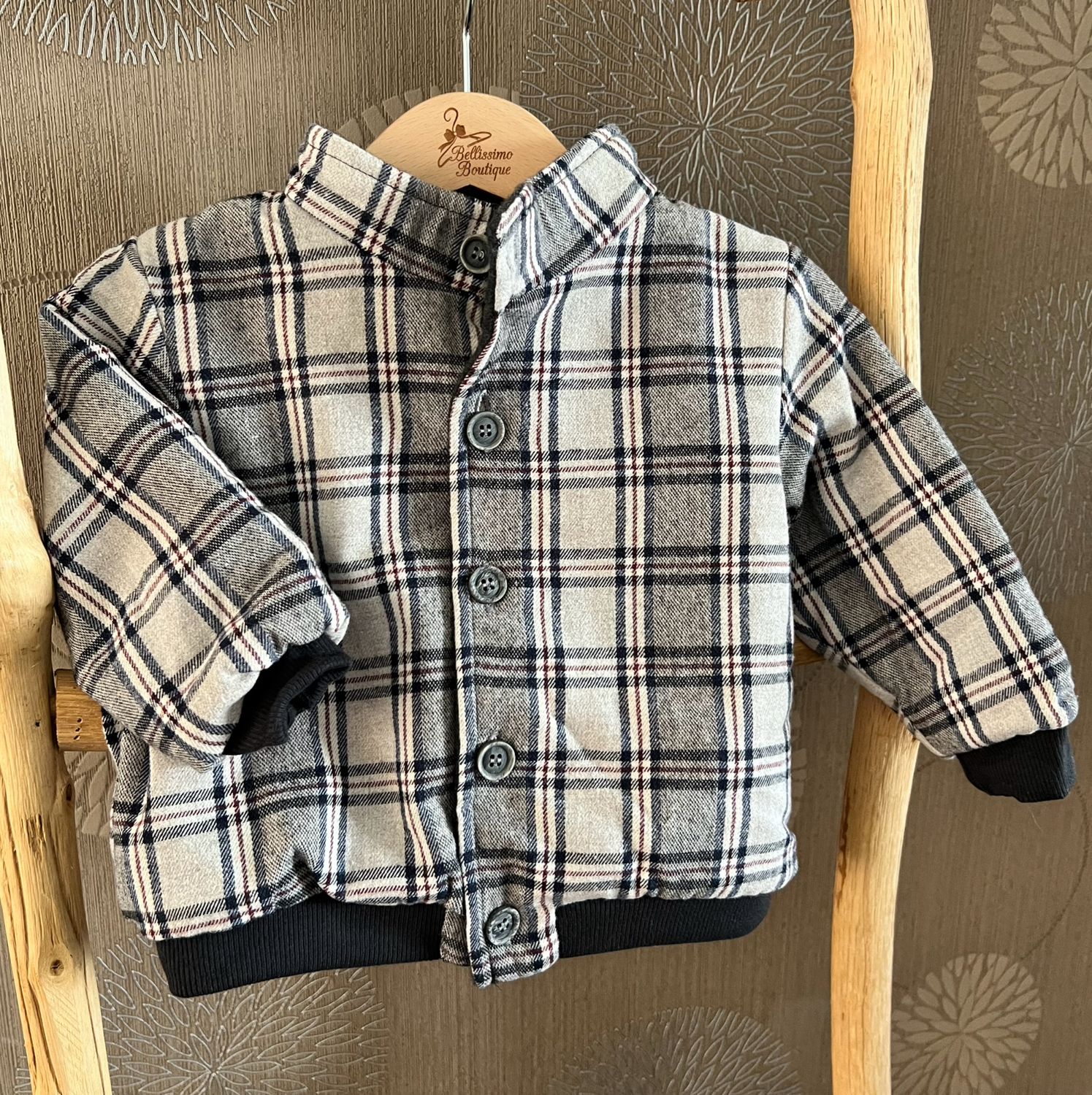 Jas Petit Indi - geruit patroon