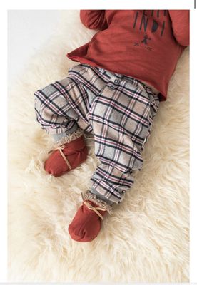 Broek Petit Indi - geruit patroon