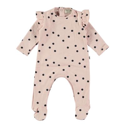 Boxpakje Petit Indi - roze met zwarte bolletjes
