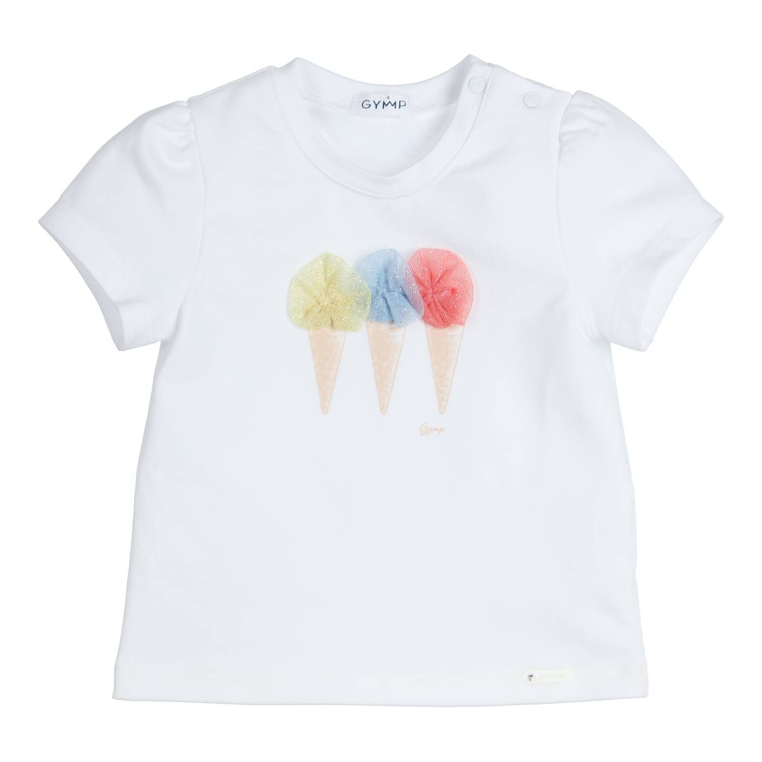 Shirt Aerobic White (Ijs) - Gymp