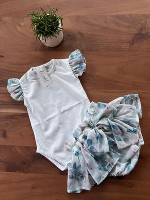 Setje Saphira (Chiffon) - Cordel - Pastelgroen/Roze