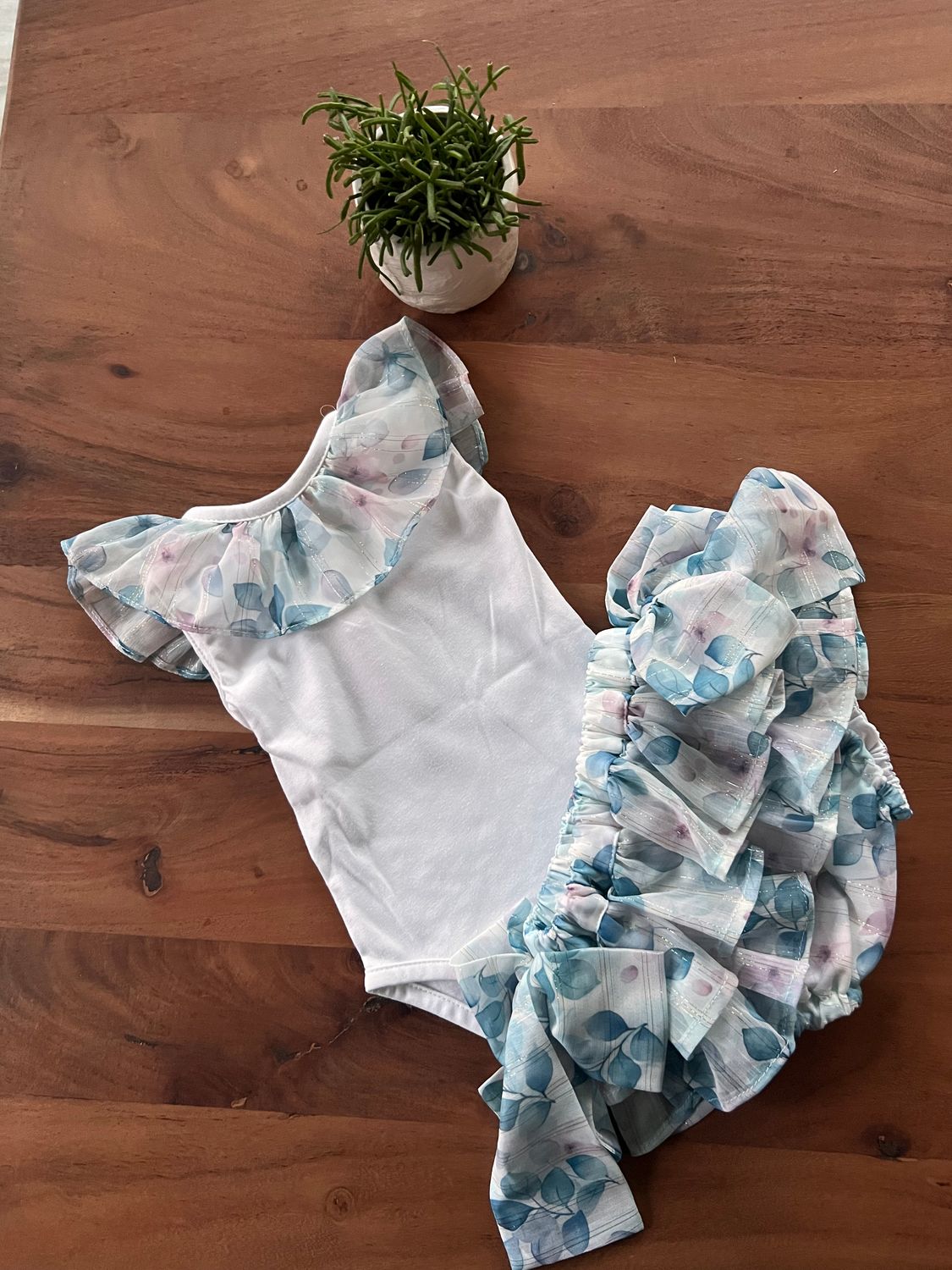 Setje Saphira 2 (Chiffon) - Cordel - Pastelgroen/Roze