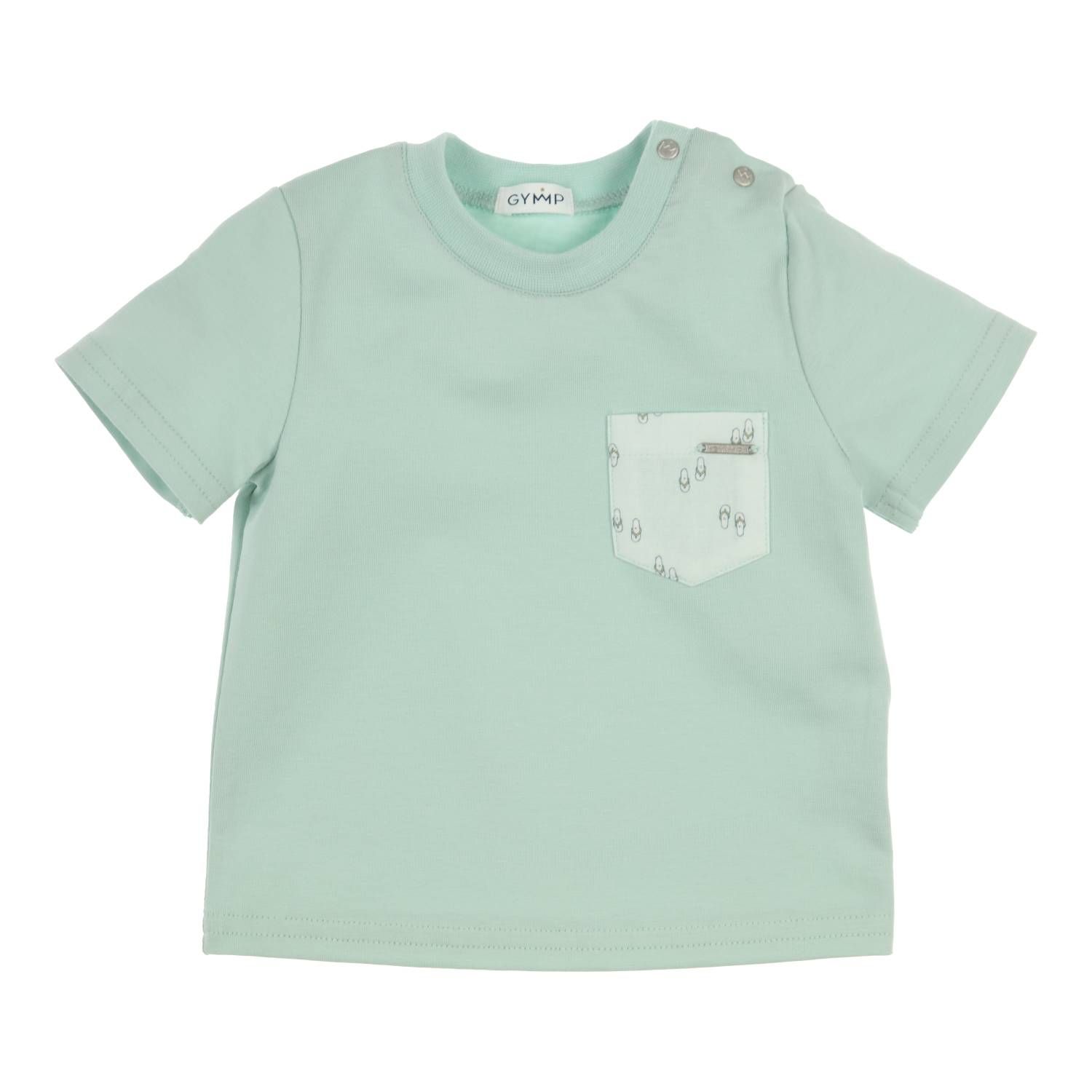T-shirt Aerobic Pocket - muntgroen - Gymp