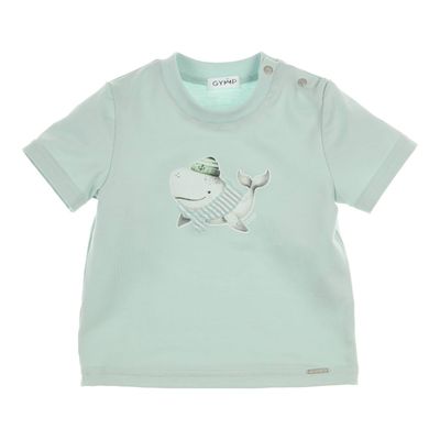 T-shirt Aerobic Whale - muntgroen - Gymp