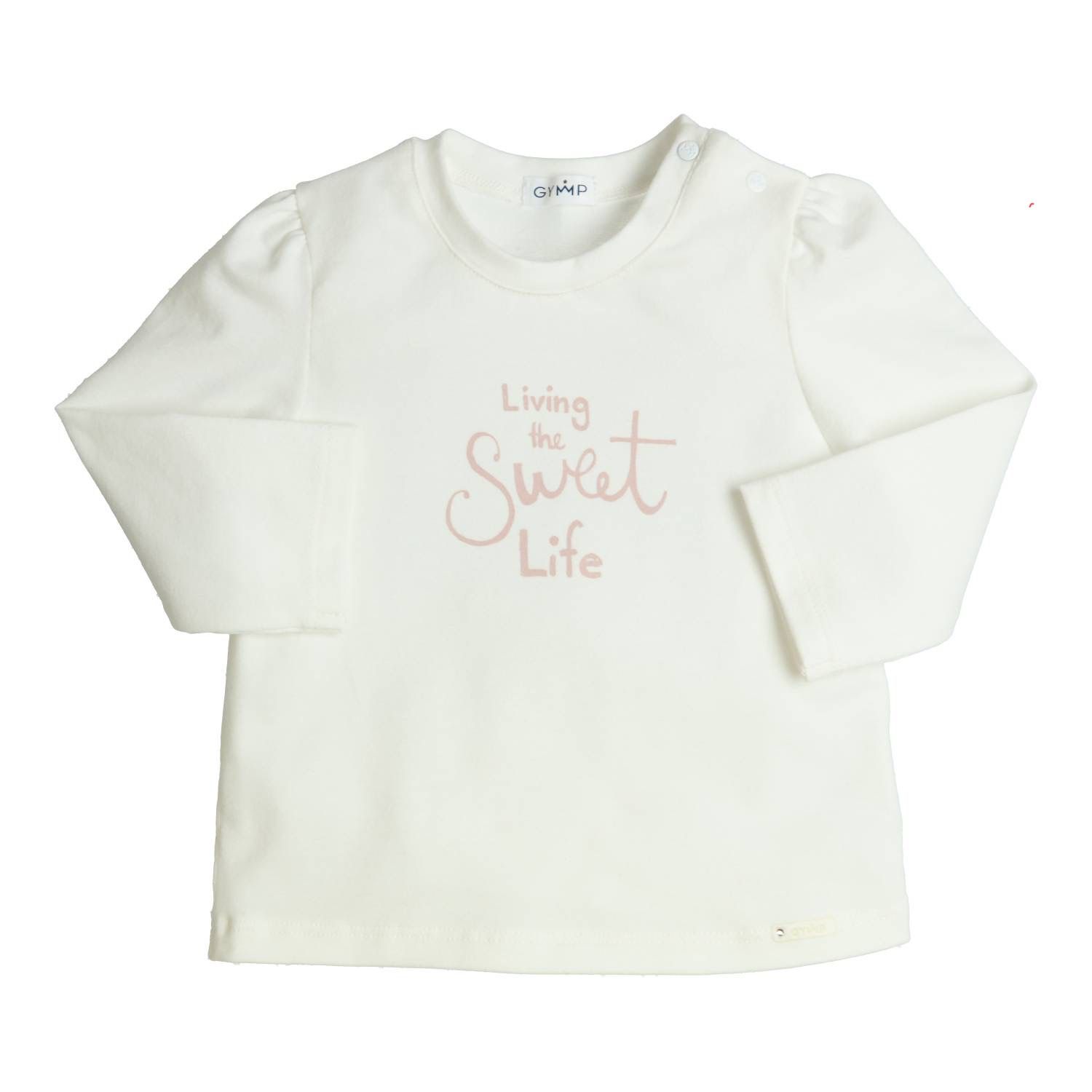 Longsleeve Sweet Life - Wit - Gymp