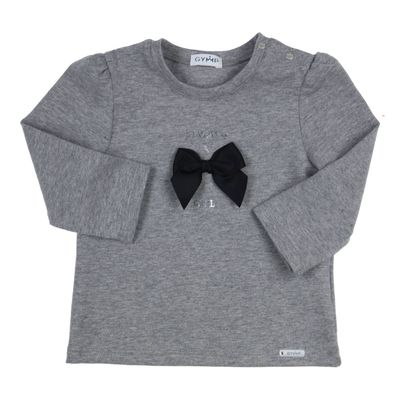 Longsleeve Strik - Grey Melange - Gymp