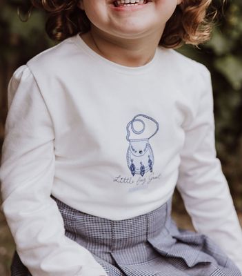 Longsleeve Little Bag - Wit - Gymp