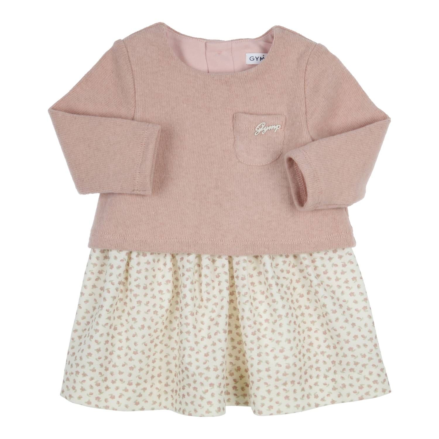 Dress Irena - Ivoor/Oudroze - Gymp