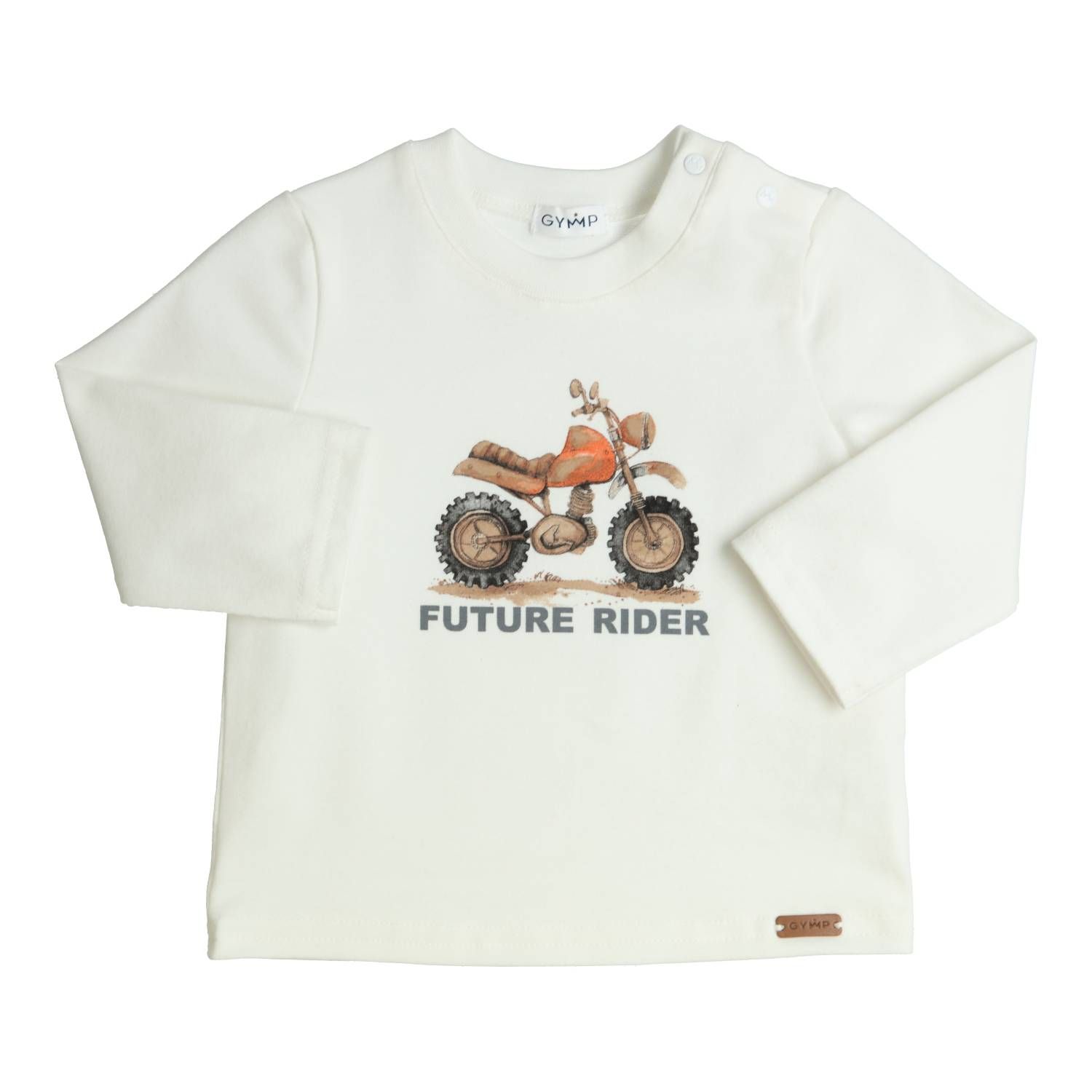 BOYS Longsleeve Future Rider - Off white - Gymp