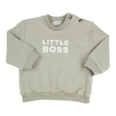 BOYS Sweater Carbondoux - Pale green - Gymp