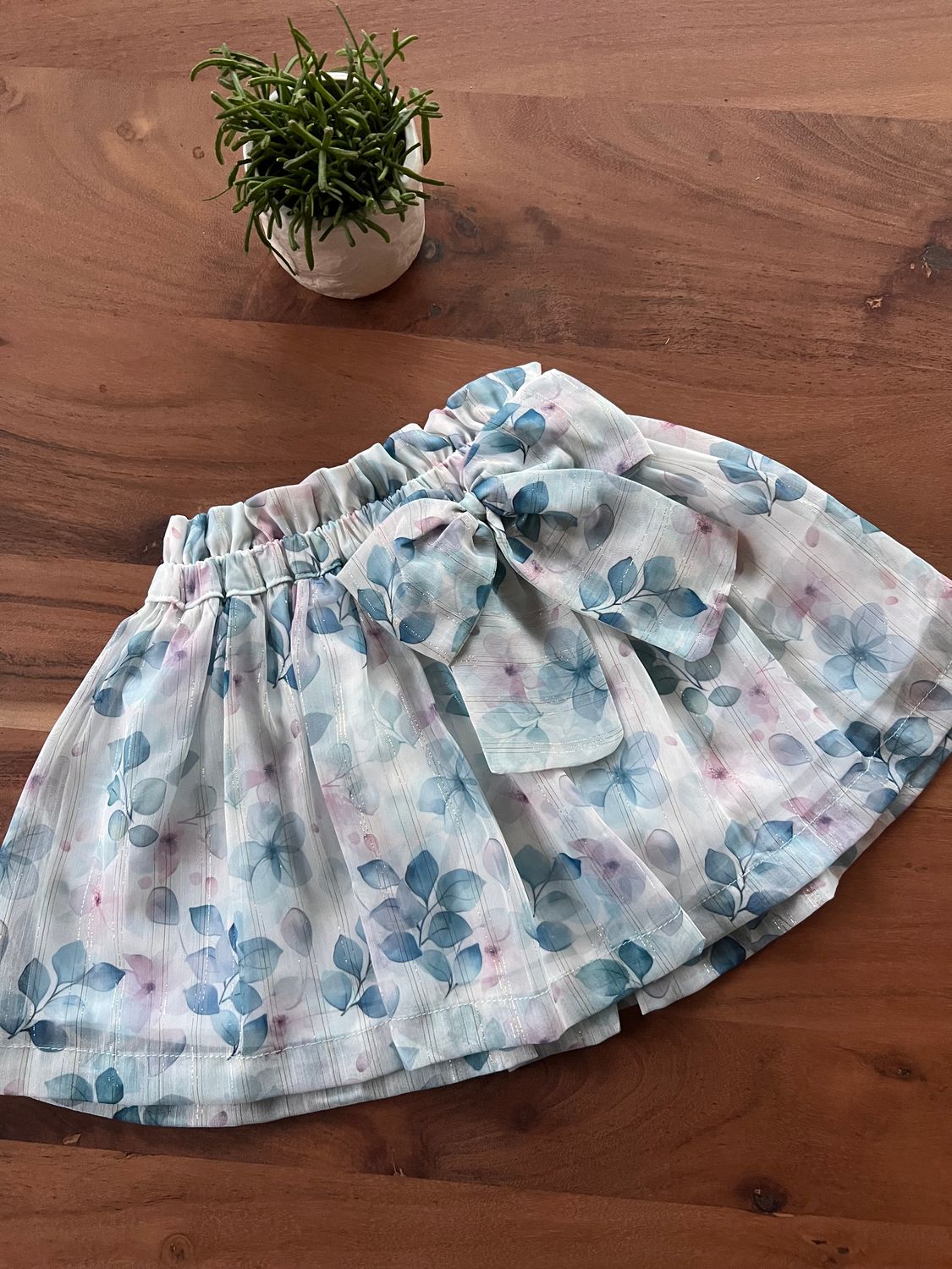 Rokje Saphira (Chiffon) - groen pastel - Cordel