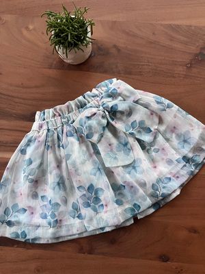 Rokje Saphira (Chiffon) - groen pastel - Cordel