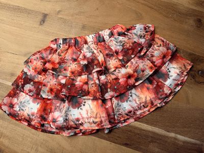 Rokje 3 laags - herfstkleuren - Cordel