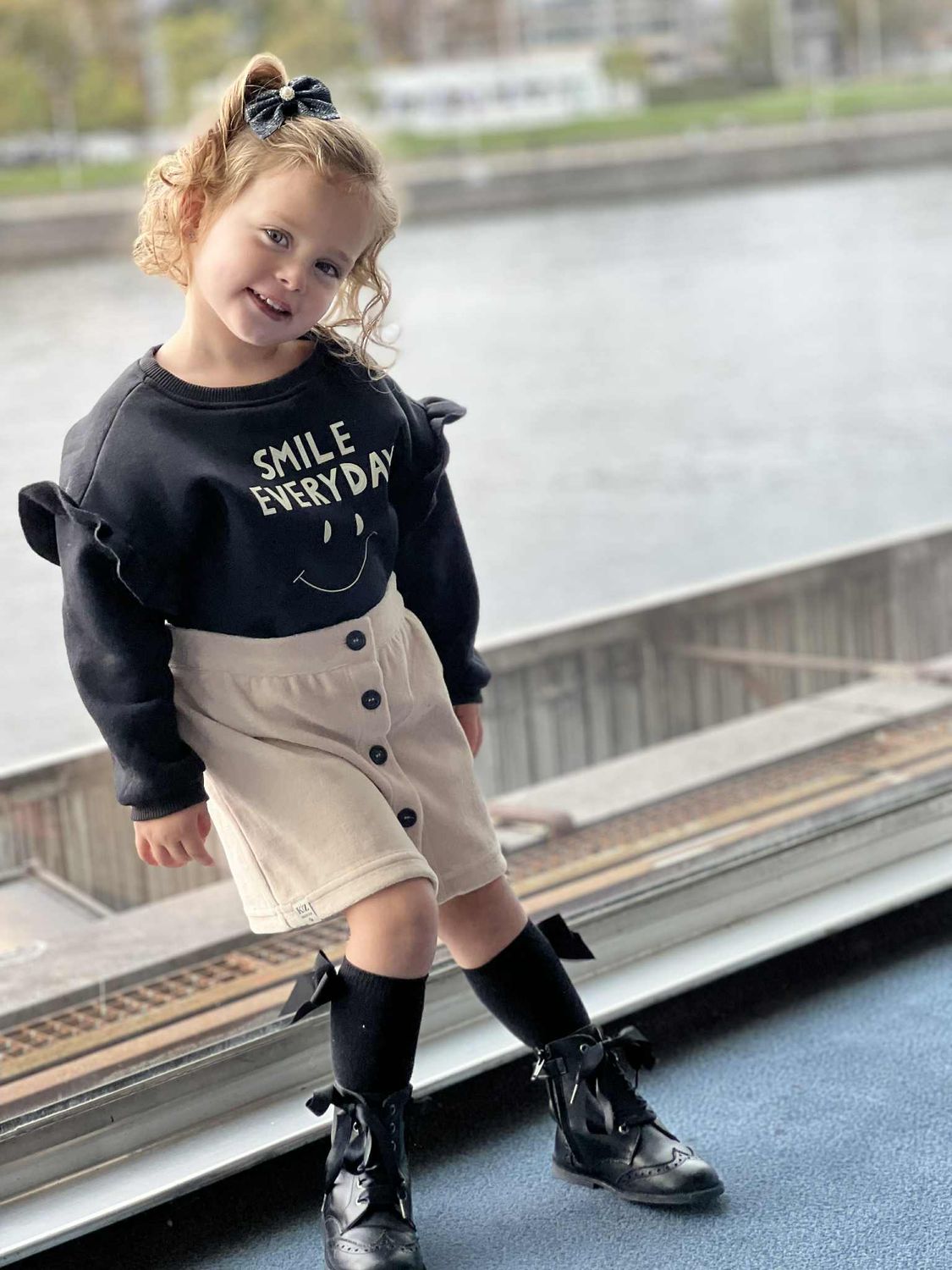 Rokje Flanel - Beige - Kiezeltje